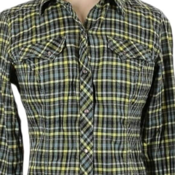 Columbia Snowy Nook Flannel Long Sleeve Womens Medium - Picture 8 of 8